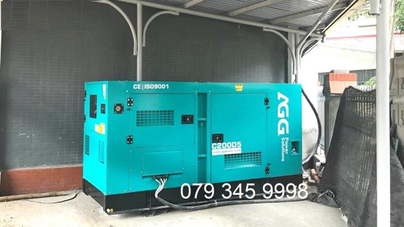 Tổ máy phát điện Cummins 200kva nhập khẩu nguyên chiếc