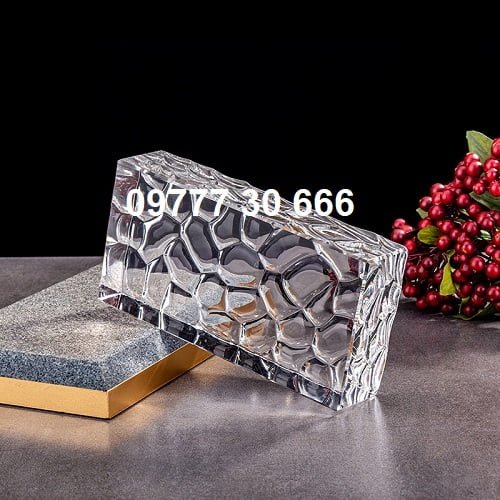 Gạch kính vân tảng đá lấy sáng và hiệu ứng 200x100x50mm AVSING