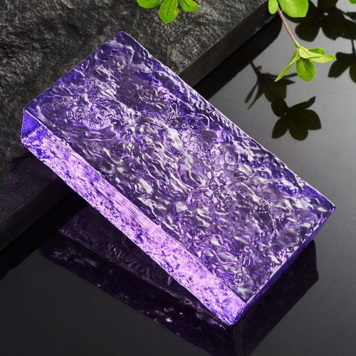 Gạch kính màu tím AVSING 200x100x50mm