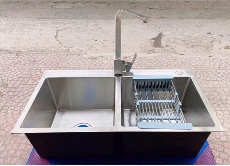 Chậu rửa bát 2 hố inox