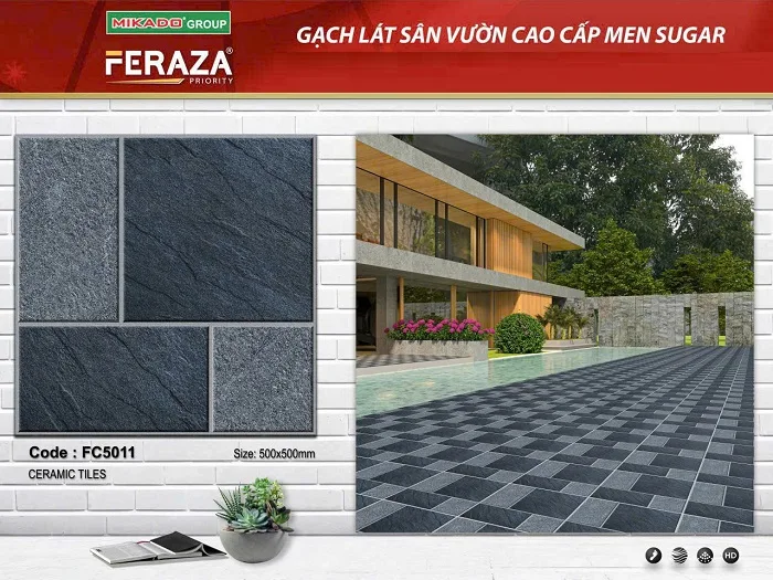 Bộ sưu tập gạch ốp lát sân vườn