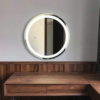 Gương tròn led bàn trang điểm