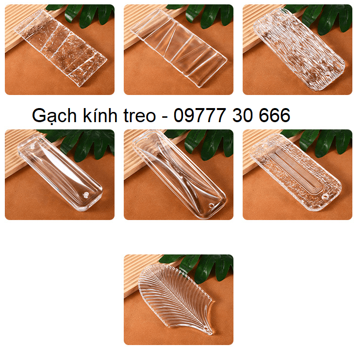 Top 7 mẫu gạch kính treo được yêu thích