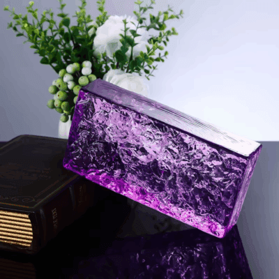 Bộ sưu tập gạch kính màu lấy sáng vân mây AVSING 200x100x50mm