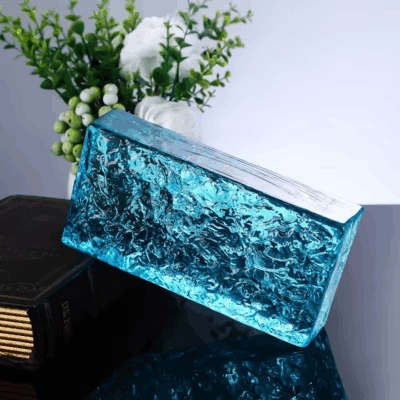 Bộ sưu tập gạch kính màu lấy sáng vân mây AVSING 200x100x50mm
