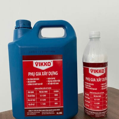Phụ gia xây dựng Vikko dạng nước can 5kg