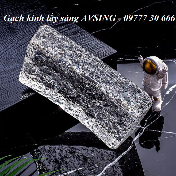 Gạch kính uốn cong lấy sáng Gạch kính uốn cong lấy sáng