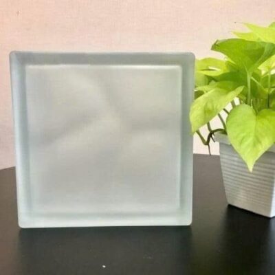 Gạch kính mờ sóng khối rỗng kích thước 190x190x80mm AVSING