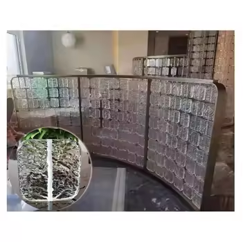 Vách gạch kính treo trang trí