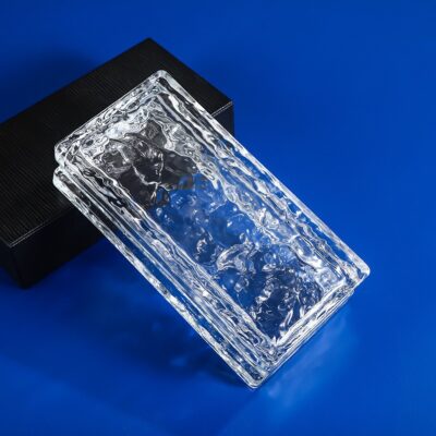 Gạch kính có rãnh chạy đèn led kích thước 200x100x50mm