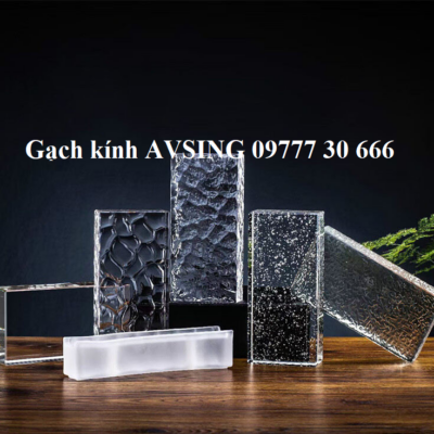 Gạch kính lấy sáng cao cấp 200x100x50mm AVSING
