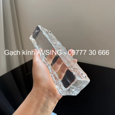 Gạch kính vân sóng 200x50x50mm AVSING