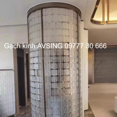 Gạch kính cây cỏ 150x150x50mm