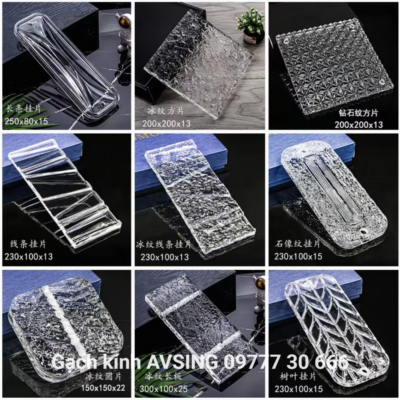 Top 9 mẫu gạch kính treo trang trí vách ngăn hiện đại cho khách sạn