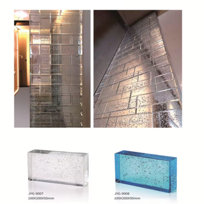 Gạch kính tinh thể bọt nước cao cấp 200x100x50mm