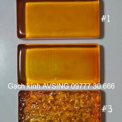 Gạch kính lấy sáng màu cam AVSING