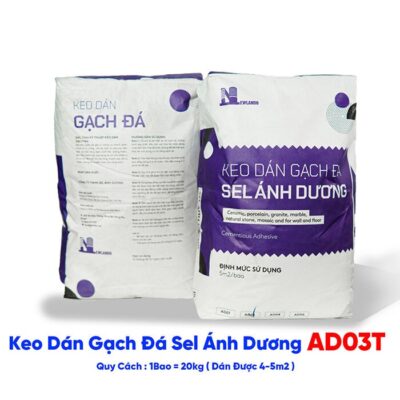 Keo dán gạch đá nội ngoại thất Sel Ánh Dương màu trắng MT-AD03T