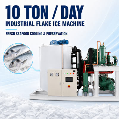 Máy làm đá vảy công suất 10 tấn/ngày